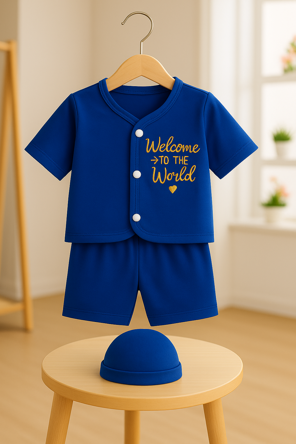 "Welcome to the world" 3-Piece Newborn born baby Outfit 0-3 month