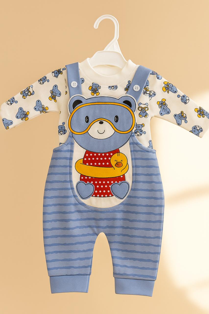 Cute Cartoon Bear Baby Romper