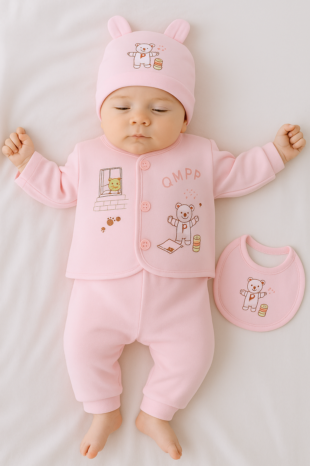 Imported 5-Piece Baby Outfit for Newborns 0–4 Months