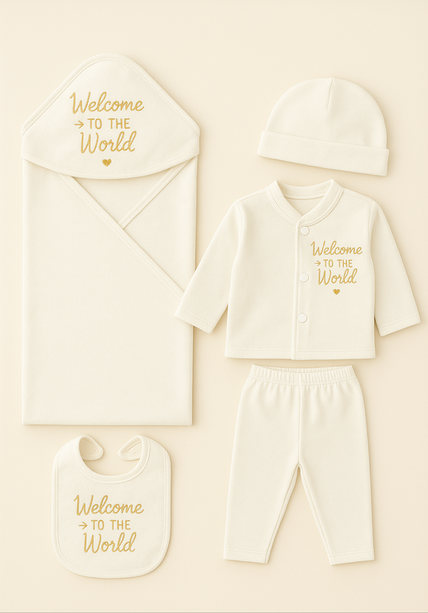 5 Piece Newborn Baby outfit 0-3 month | Winter