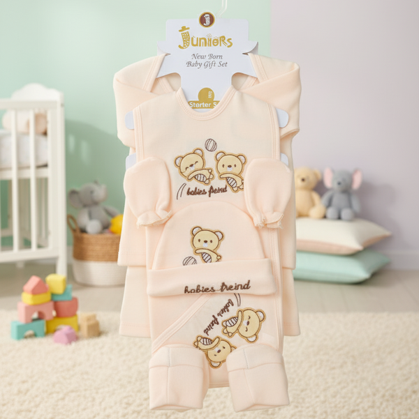 Bear 6 pcs New Born baby Outfit 0-3 Months | Winter