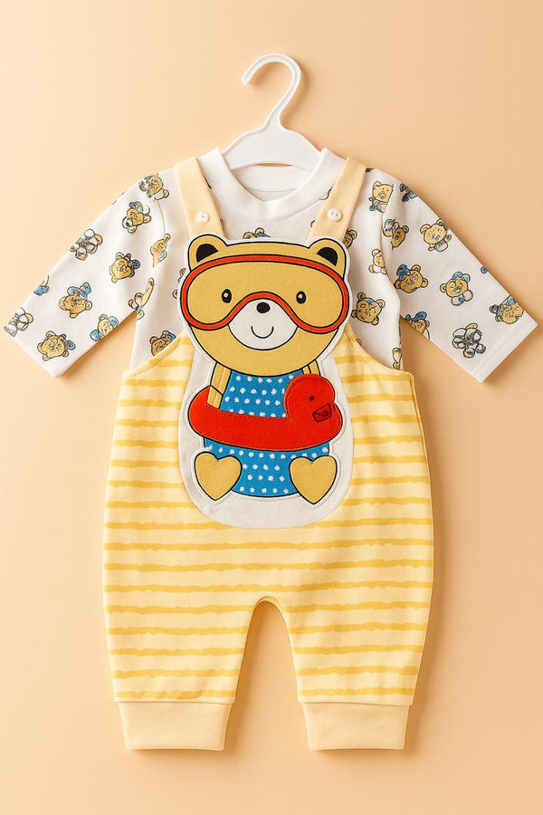 Cute Cartoon Bear Baby Romper