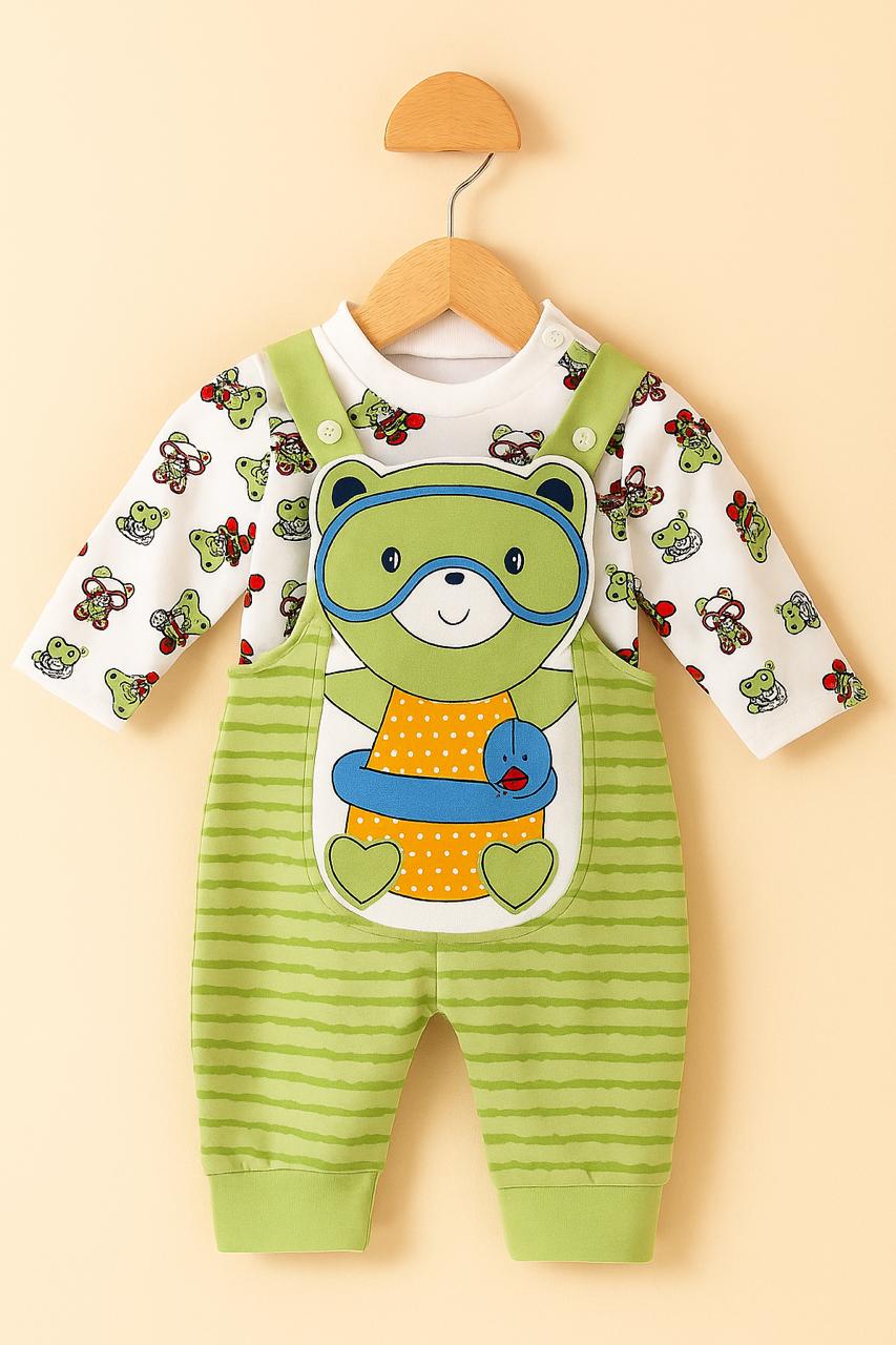 Cute Cartoon Bear Baby Romper